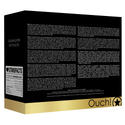 Ouch! Lot de 3 plugs Glitter Or